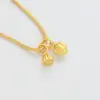 Retención de color fuerte accesorios dorados semilla de loto colgante collar de loto oro antiguo accesorios para joyería diy pulsera pulsera colgante