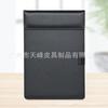 Porta-Notas A5 de Couro Espesso Ecológico Porta-Caixa Registradora Suprimentos para Quarto de Hotel Pad de Mesa de Conferência Porta-Cardápio Impresso com Logo