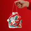 Navidad Nuevo Creativo Bolsita de Terciopelo de Manzana Portátil Bolsa de Regalo de Navidad Caja de Regalo de Manzana Nochebuena Regalos de Navidad