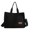 Bolsa de Mão Casual Feminina Nova 2026 Cor Sólida Transfronteiriça, de Ombro e Transversal, Grande Capacidade, para o Trabalho