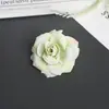 Cabeças de Flores Rosa de Jade Multicor Simuladas para Decoração de Casamento, Adereços de Fotografia, Flores Artificiais, Flores de Seda, Acessórios de Flores para Penteado DIY