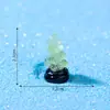 Paisagem em miniatura de comércio exterior transfronteiriço, pequeno coral que brilha no escuro, decoração de aquário oceânico, acessórios DIY, enfeites de garrafa ecológica