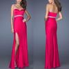 Soporte de carga transfronterizo de ebay Amazon Europa y Estados Unidos Amazon Transfronterizo para Mujer Vestido Sexy Cruzado en el Pecho con Abertura Ceremonia