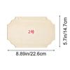 Artesanías de Madera Sin Acabar Letrero Colgante en Blanco DIY Madera Rectangular Pintura Escritura Colgante de Boda