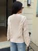 Suéter de Lana Simple Casual Transfronterizo Europeo y Americano de Manga Larga Diyun Ropa de Mujer Otoño e Invierno 2025 Exportación Amazon Estación Independiente