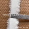 Venta al por mayor Tiras de Piel Sintética de Conejo de 1 cm DIY Tops Sintéticos Gomas para el Cabello Bordes de Pelo Largo de Piel de 2 cm Ropa Infantil Dobladillos Puños Dinastía Han