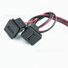 Conector fêmea snap-in Tipo-C com fios, peça de modificação de soquete de carregamento C-port embutido para alto-falante de eletrodoméstico pequeno