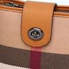 Atacado de fábrica bolsa feminina 2024 nova coreana fivela xadrez bolsa balde feminina transfronteiriça bolsa de ombro mensageiro moda