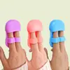 Mini Cepillo Facial de Dedo para Limpieza Facial, Masajeador Removedor de Maquillaje de Silicona Suave, Cepillo Facial Portátil para Limpieza, Cepillo para Eliminación de Puntos Negros