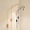 Lámpara de Pared Minimalista para Mesita de Noche de Dormitorio Lámpara Decorativa Simple Moderna Nórdica para Mesita de Noche Iluminación Creativa con Atmósfera LED