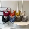 Nova Bolsa de Ombro Versátil para Viagem Crossbody de Nylon Lavado Enrugado Retrô Casual Leve Bolsa Bolinho