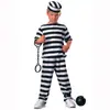 Disfraz de prisionero cosplay Halloween baile adulto prisionero Dama jaula de prisionero naranja traje de actuación de prisionero