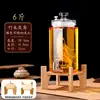 Garrafas de Vidro para Infusão de Álcool, Frascos de Vidro de Ginseng de Alta Qualidade para Vinho Medicinal, Garrafas de Bebida Vazias, Recipientes de Vinho Selados com Torneira