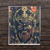 Gran cielo negro pintado a mano dorado Thangka pintura núcleo Zakilam Dios negro de la riqueza Pintura del dios amarillo de la riqueza Thangka pintura núcleo lienzo especial
