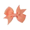 Pinza para el cabello de lazo de color sólido de Amazon transfronterizo, clip lateral para bebé, diadema para bebé de cola de milano para niños, venta al por mayor