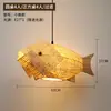 Lámpara colgante LED estilo vintage para restaurante, luz de techo redonda de arte en madera estilo wabi-sabi para sala de estar y dormitorio, madera de nogal y arte de hierro