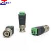 Los fabricantes tienen terminal adaptador macho de cabeza BNC línea coaxial de terminal verde adaptador macho BNC tipo sin soldadura