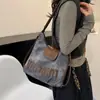 Bolso Multifuncional de Gran Capacidad 2026 Invierno Nuevo Versátil Moda Casual Simple Texturizado Hombro Único/Doble Cruzado de Hombro Bolso de Mano