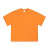 Camiseta de Algodón Pesado de Manga Corta Jianheng para Hombre Transpirable Básica de Cuello Redondo Manga Corta para Mujer Top Holgado Casual de Color Sólido