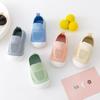 Zapatos para bebés y niños pequeños, de suela suave, antideslizantes, finos, de verano, informales, de malla, tejidos, para niños y niñas.