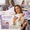 Rodillo de Cuarzo Lavanda Aceite de Ricino Cuidado de la Piel Hidratante y Suavizante Portátil Masaje Diario Cuidado Corporal Nutritivo