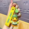 Chaveiro Pingente Boneco Pato Amarelo B.Duck Autêntico Fofo Tendência Figura Chaveiro Pingente de Bolsa Pequeno Presente