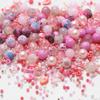 Nuevas Cuentas Redondas de Vidrio Mixtas de Colores Transfronterizas, Abalorios para Niños, Accesorios de Joyería DIY, Cuentas de Miyuki Mixtas