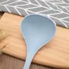Cuchara de Sopa de Paja de Trigo para Uso Doméstico, Mango Largo, Colgable, Engrosada, Resistente al Calor, Adecuada para Servir Sopa y Gachas, Utensilio de Cocina