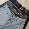 Pantalones Casuales de Seda de Hielo Lyocell de Verano para Hombre Delgados de Alta Gama Verticales Antiarrugas Sin Planchar Rectos de Corte Ajustado Pantalones Versátiles