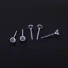 Acessórios para Brincos DIY Pinos de Orelha de Resina Transparente Cuidado com Furos na Orelha Hastes para Orelha Pequenos Piercings de Orelha Joias para Orelha Atacado