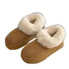 Venta Caliente Botas de Nieve para Mujer 2026 Nuevo Estilo Invierno Más Terciopelo Engrosadas Cálidas Zapatos de Algodón Suela Gruesa Aumentador de Altura Zapatos Peludos para Mujer
