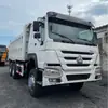 Suministro transfronterizo, exportación a Malí, camión volquete de 6x4 con ocho ruedas traseras usado, camión pesado Howo de China