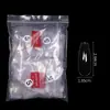Placa especial para esmalte de uñas de salón de uñas japonés, pieza de uña 500 piezas cuadrada corta redonda escalonada corta transparente número único pieza de uña de práctica