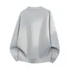 Suéter de talla grande para hombre, capa base, transfronterizo 2026 nuevo de invierno, suéter de punto de cuello redondo estilo coreano para hombre, top de jersey