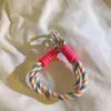 Correa de Muñeca Tejida de Color Sólido Dopamine con Clip Correa para Muñeca de Teléfono Universal Lanyard para Teléfono Llavero