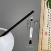 Novo Grampo de Cabelo Chinoiserie de Alta Qualidade para Mulheres, Grampo de Cabelo com Borla de Estilo Antigo, Grampo de Cabelo Exquisito de Nicho para Penteados, Acessório de Cabelo de Estilo Cool