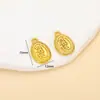 Colgante de Paz y Alegría Chapado en Oro Antiguo que Conserva el Color Accesorios para Joyería DIY Colgante de Campana Venta al por Mayor