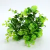 Plantas Verdes Plantas Pequenas em Vasos Cerca Divisória Decoração de Paisagismo Flores Artificiais Arranjo de Flores Samambaias Folhas de Eucalipto Grama de Plástico
