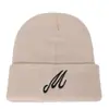 Gorra para hombres y mujeres tendencia de moda coreana gorro con letras bordadas AliExpress Amazon gorra nueva para la cabeza cálida