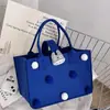 Bolso de Fieltro de Celebridad de Internet, Bolsa de Regalo de Alta Gama, Bolso Tote Pequeño de Fieltro de Dibujos Animados, Bolso de Mano Souvenir de Luna Llena
