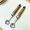 Cuchara para frutas de acero inoxidable, cuchara para helado, cuchara para café, cuchara para helado, cuchillo para tallar frutas, cuchara para sandía