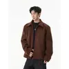 Chaqueta Versátil Retro Americana de Calle para Hombre Estilo de Vuelo Tendencia Chaqueta Casual de Gamuza para Pareja para Primavera y Otoño 2026