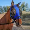 Fábrica en stock y entrega rápida Capucha antimosquitos para caballos Máscara transpirable para caballos Máscara para caballos con varios estampados Suministros ecuestres