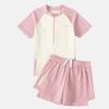 Traje de baño para niñas, dos piezas, 2025, nuevo, para niñas, tallas mediana y grande, para niños, estudiantes de secundaria, protección solar profesional, ropa de entrenamiento