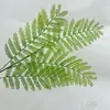 Plantas Verdes Simuladas, Césped Azul, Materiales Florales Verde Bosque, Decoración de Fondo para Bodas, Arreglo Floral de Jardín Monet al Aire Libre y Paisajismo