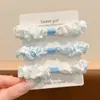 Scrunchie de cetim plissado estilo coreano para mulheres, novo modelo 2026, alta elasticidade, prendedor de cabelo durável, faixa de cabelo, acessório de cabelo elástico