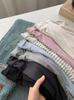 Camisa de Base Feminina Gola Alta Meia Manga Longa Macia e Confortável de Lã Tencel 25 Outono Nova Moda Coreana Stretch Quente