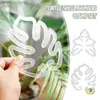 Monstera Poste de Soporte Fijo Marco Recogedor de Tallo de Rama Planta Soporte Antivuelco Planta Verde Soporte para Flores