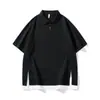 [Ropa Berlín] Nueva Camisa Polo de Manga Corta para Hombre 2025 Casual Holgada