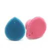 Cepillo para lavar la cara en forma de corazón directo de fábrica Ventosa de silicona cepillo de limpieza grande cepillo para champú de bebé cepillo de silicona para lavar la cara con forma de corazón